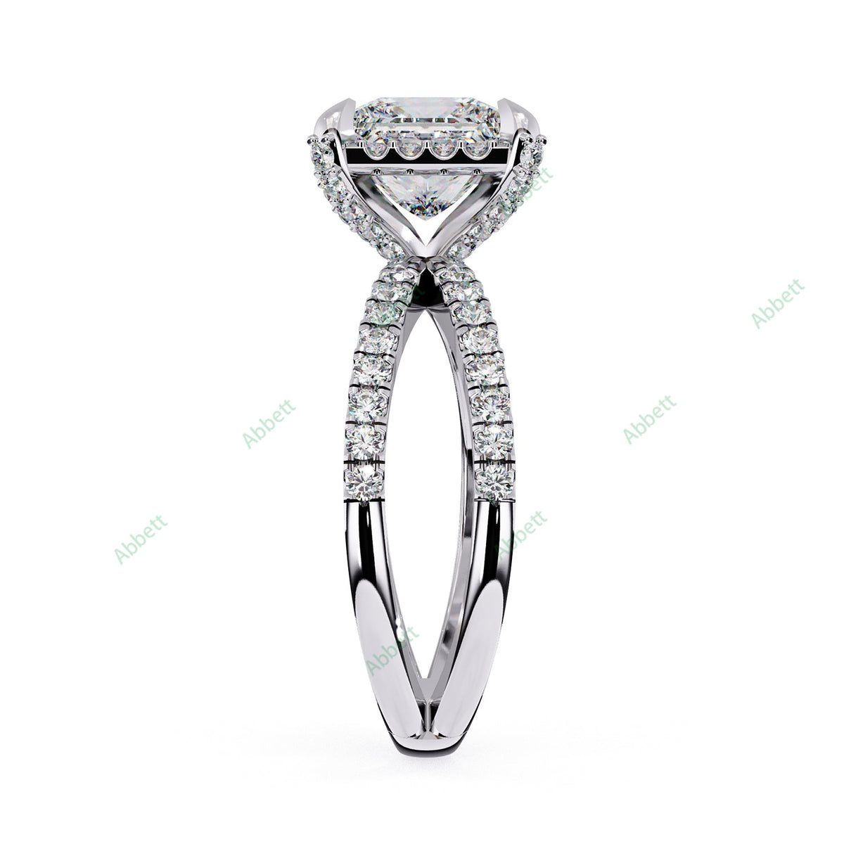 Hidden Accent Engagement Ring ENHI1091