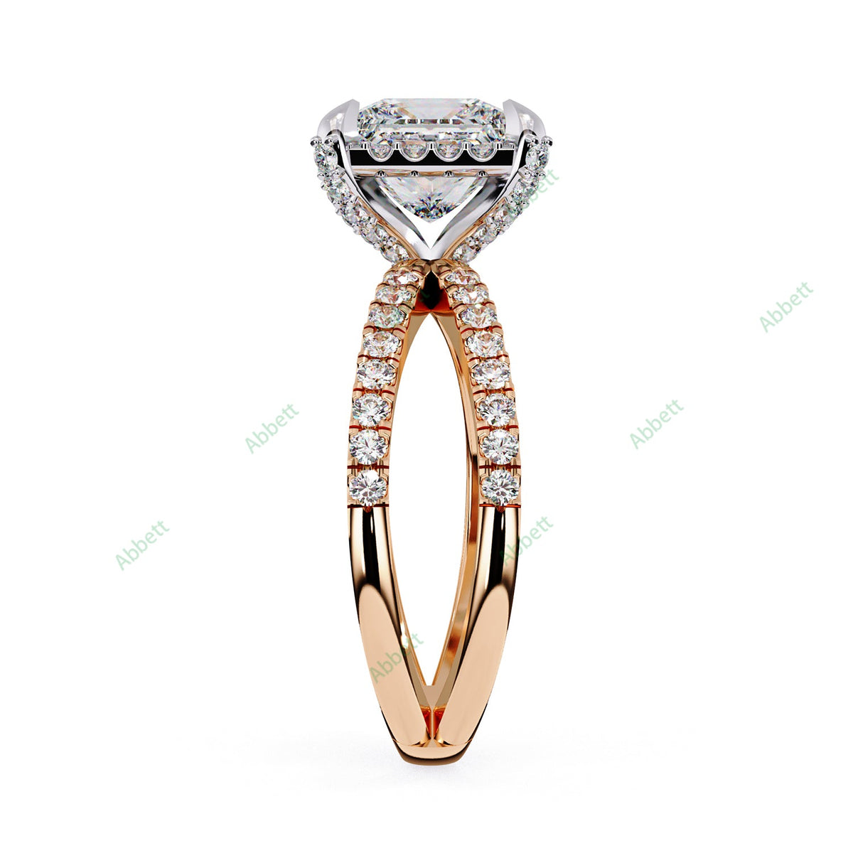 Hidden Accent Engagement Ring ENHI1091