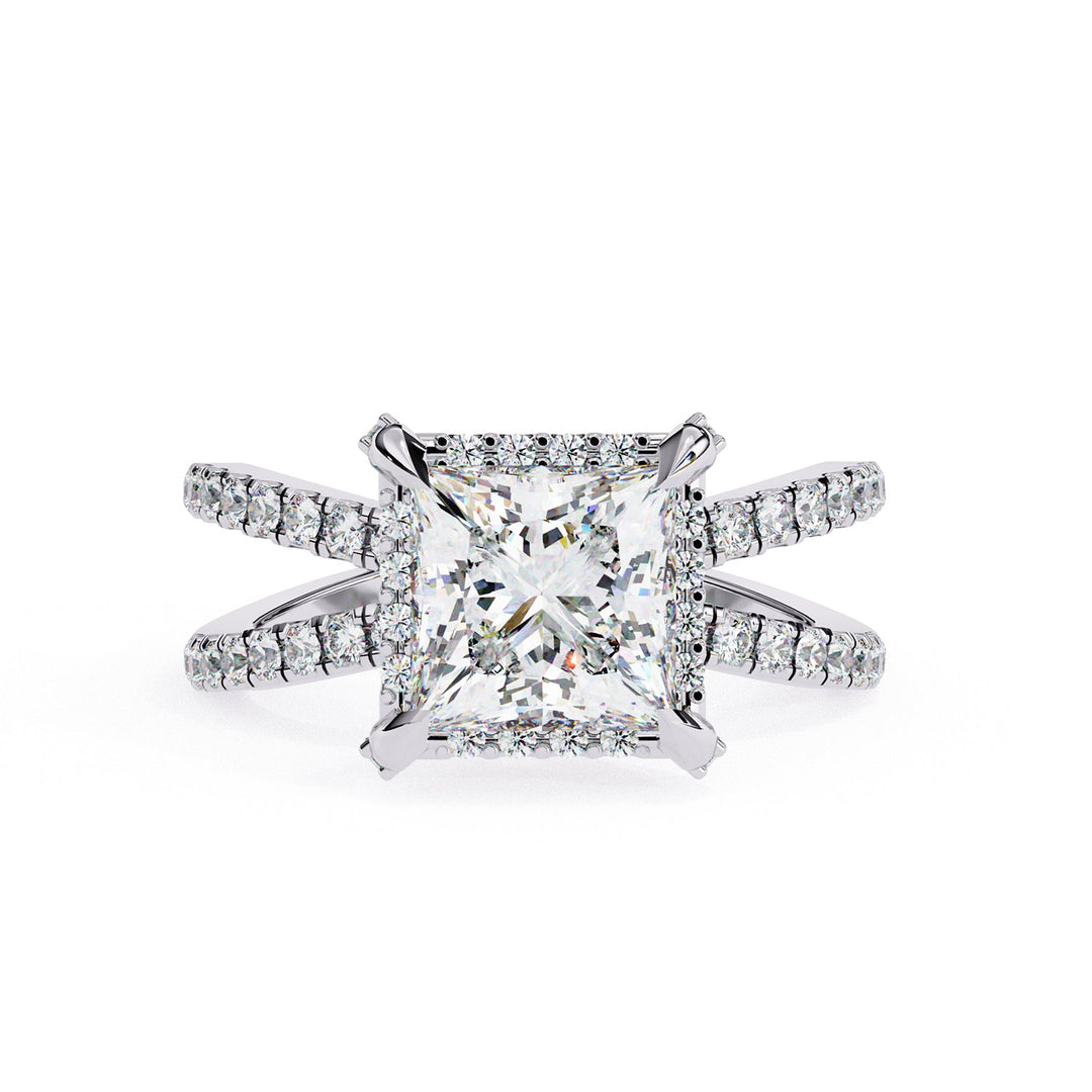 Hidden Accent Engagement Ring ENHI1091