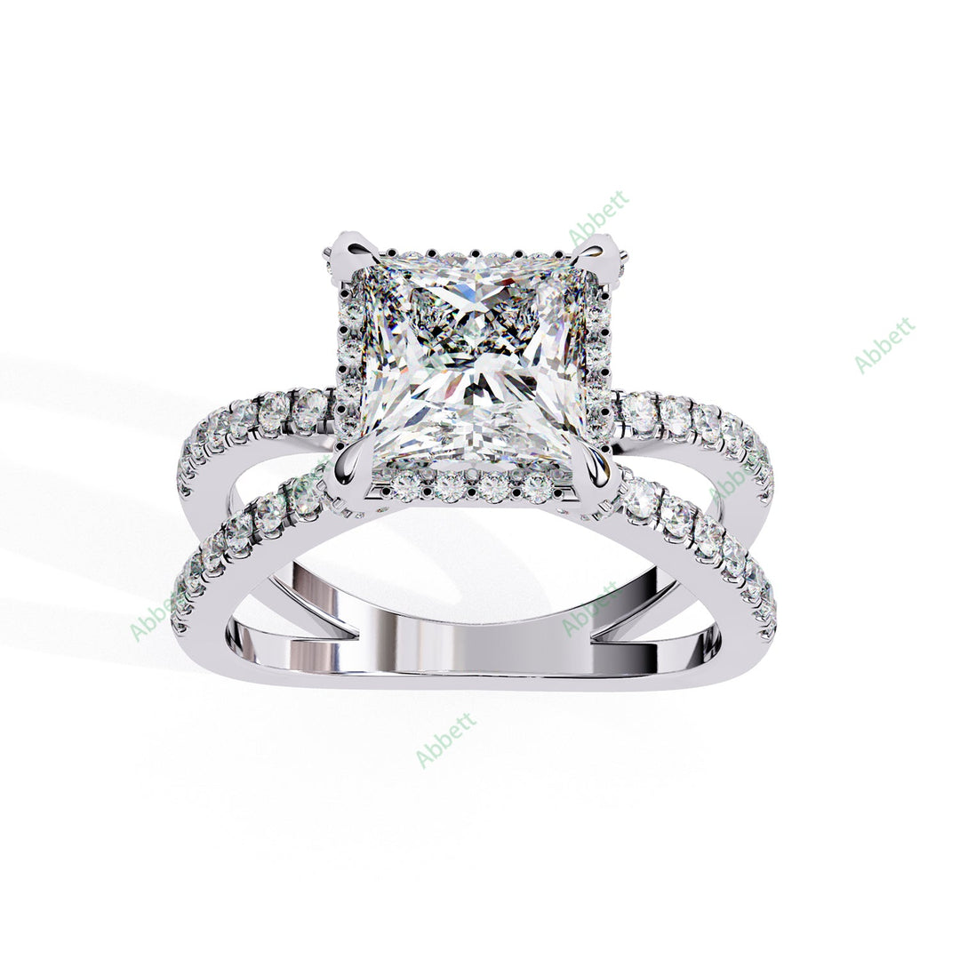 Hidden Accent Engagement Ring ENHI1091