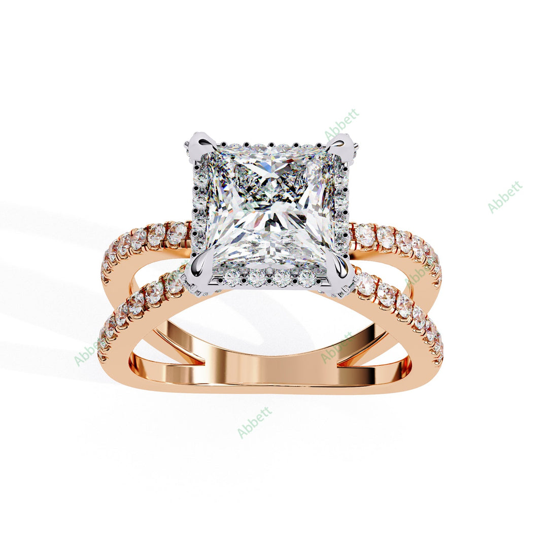 Hidden Accent Engagement Ring ENHI1091