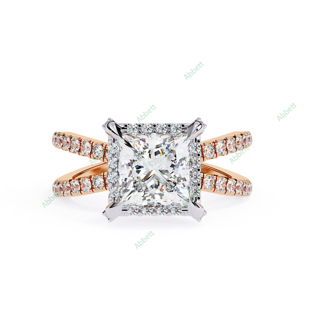 Hidden Accent Engagement Ring ENHI1091