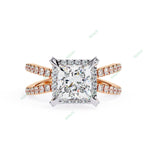 Load image into Gallery viewer, Hidden Accent Engagement Ring ENHI1091
