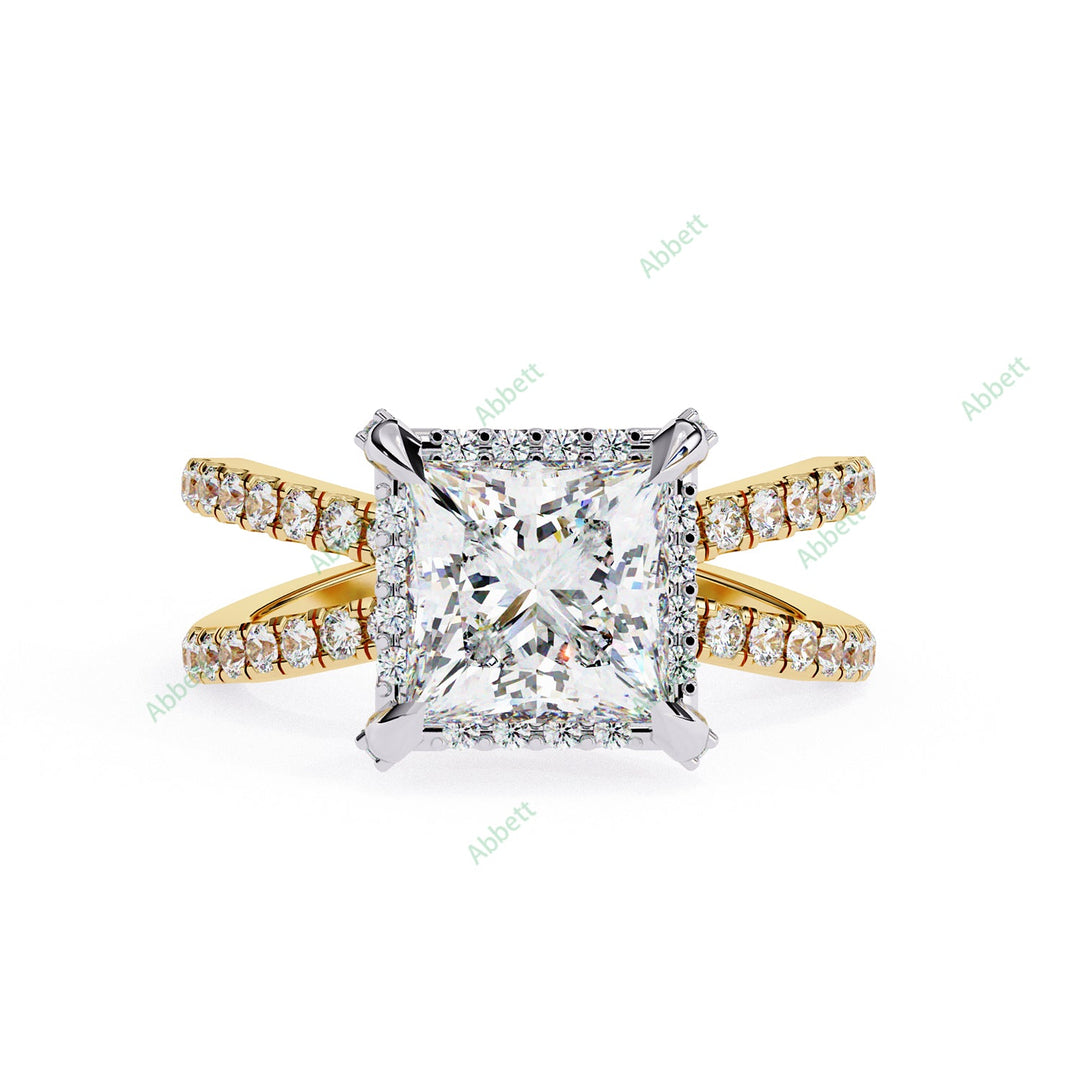 Hidden Accent Engagement Ring ENHI1091
