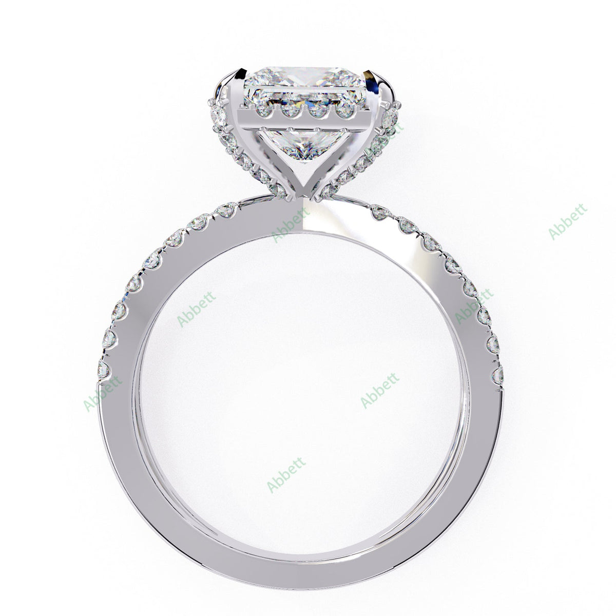 Hidden Accent Engagement Ring ENHI1091