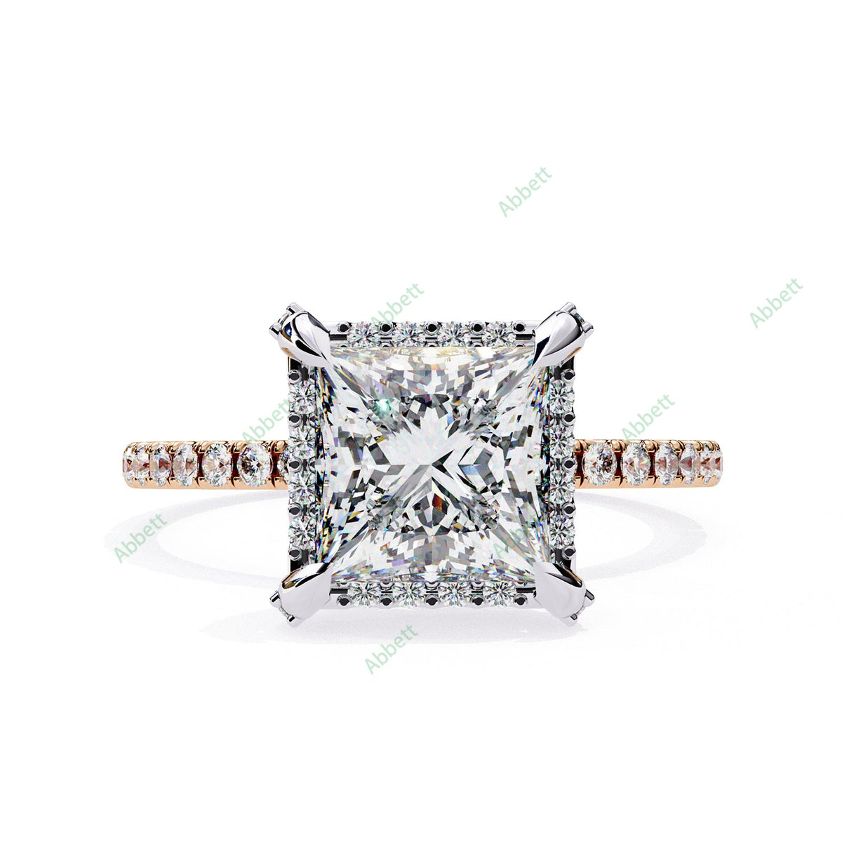 Hidden Accent Engagement Ring ENHI1092