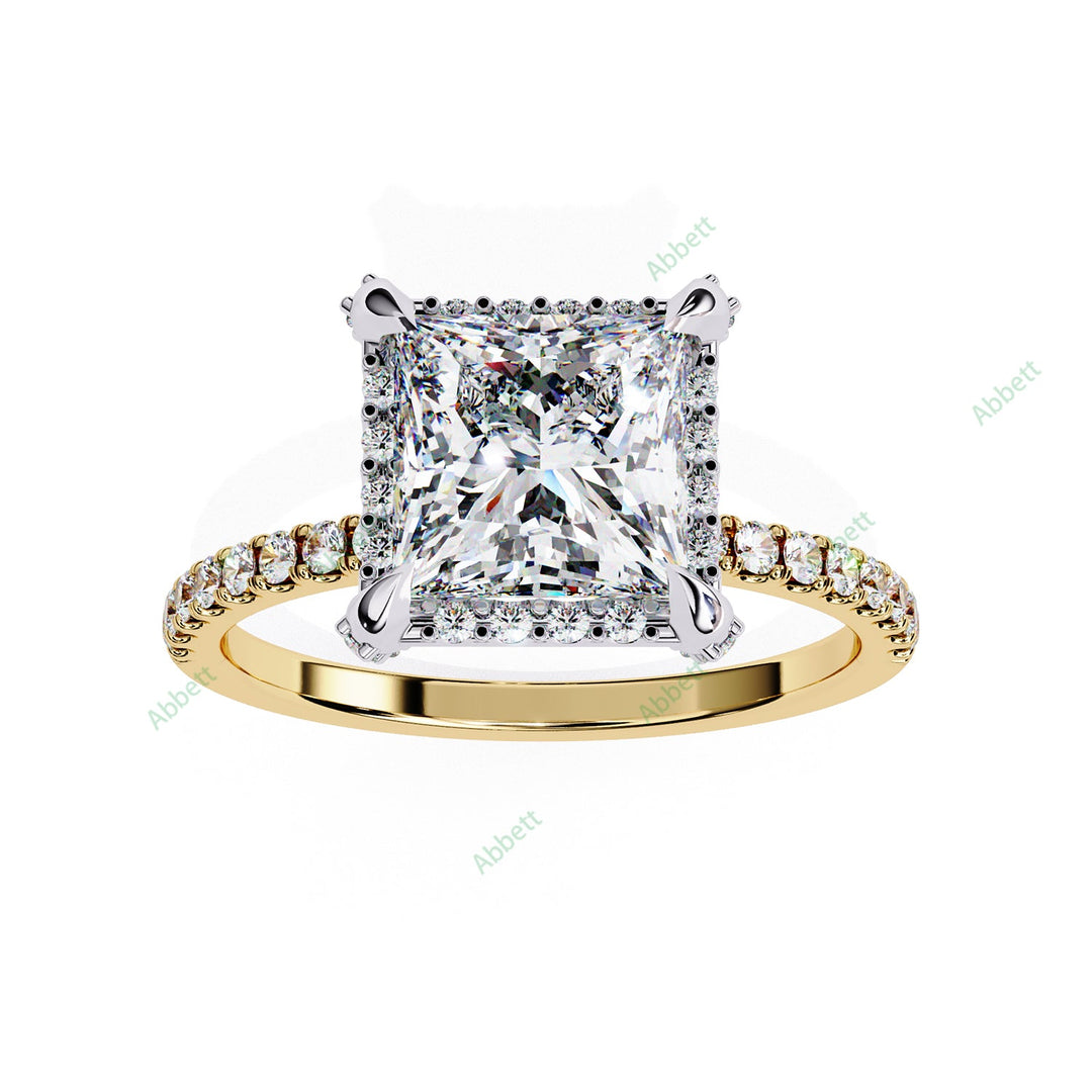 Hidden Accent Engagement Ring ENHI1092