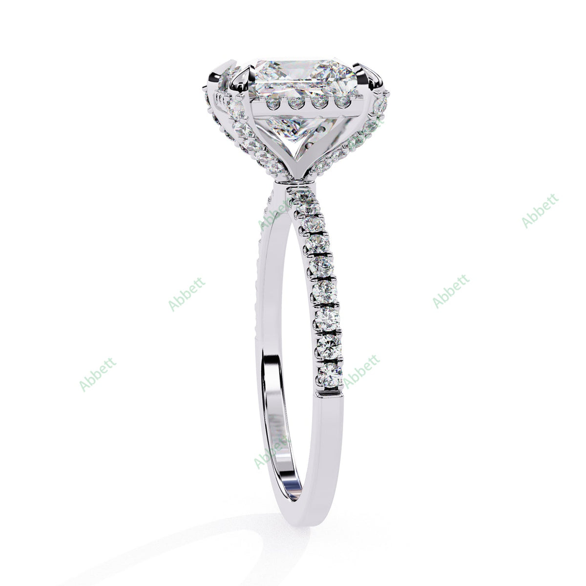 Hidden Accent Engagement Ring ENHI1092