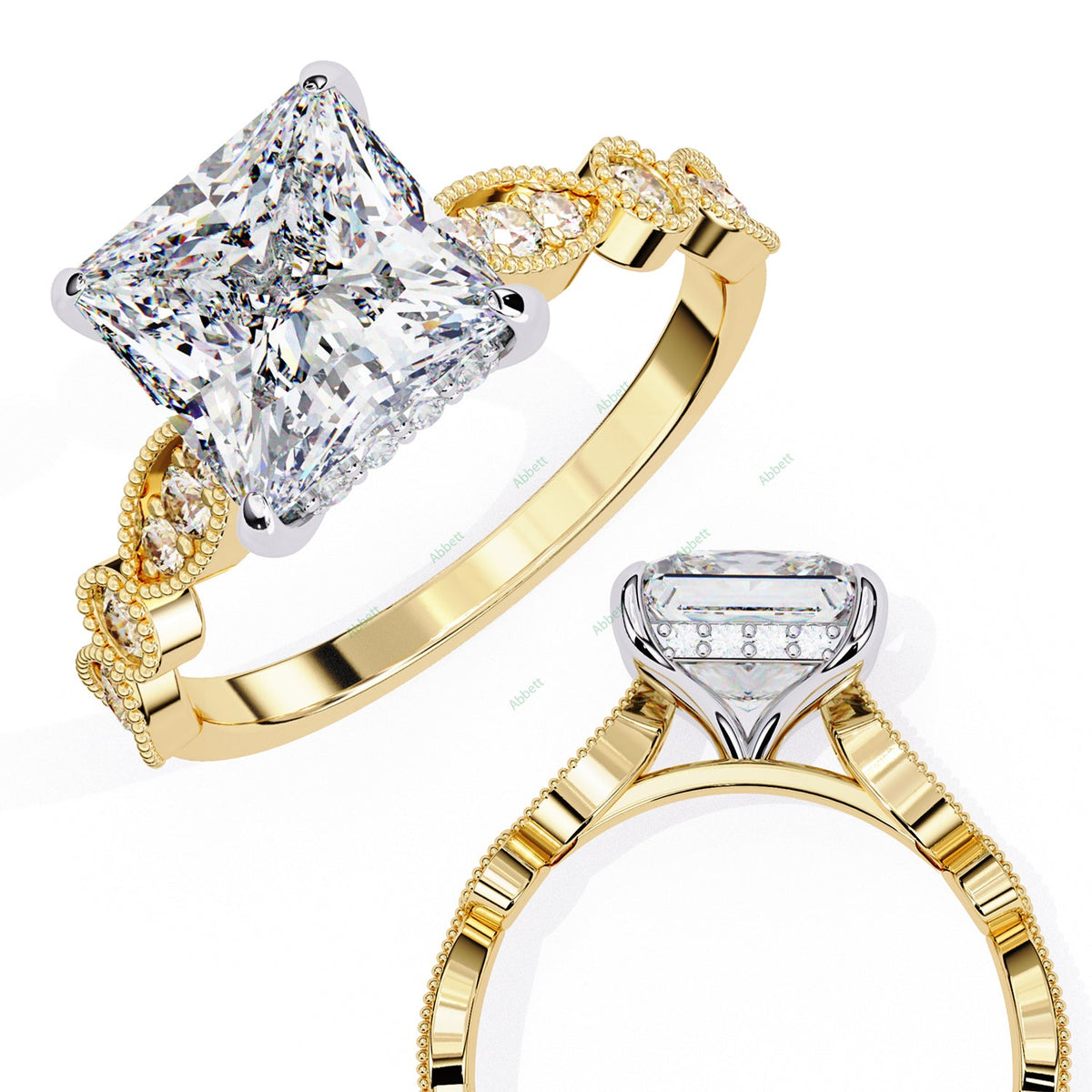 Hidden Halo Engagement Ring ENHI1093