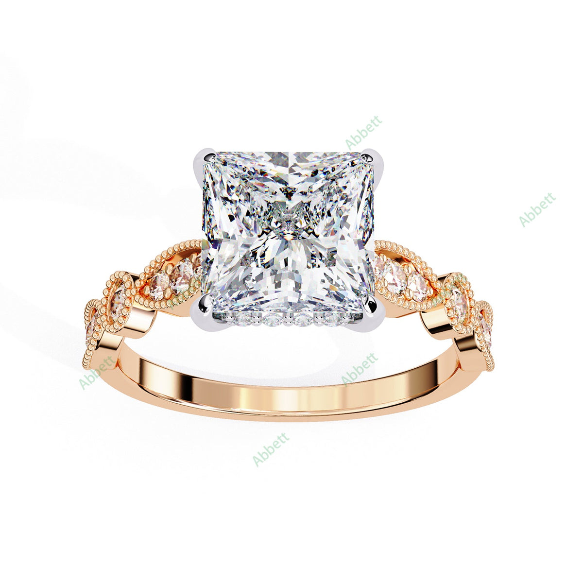 Hidden Halo Engagement Ring ENHI1093