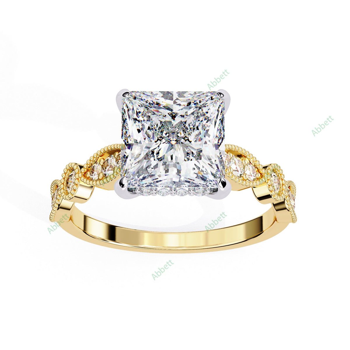 Hidden Halo Engagement Ring ENHI1093
