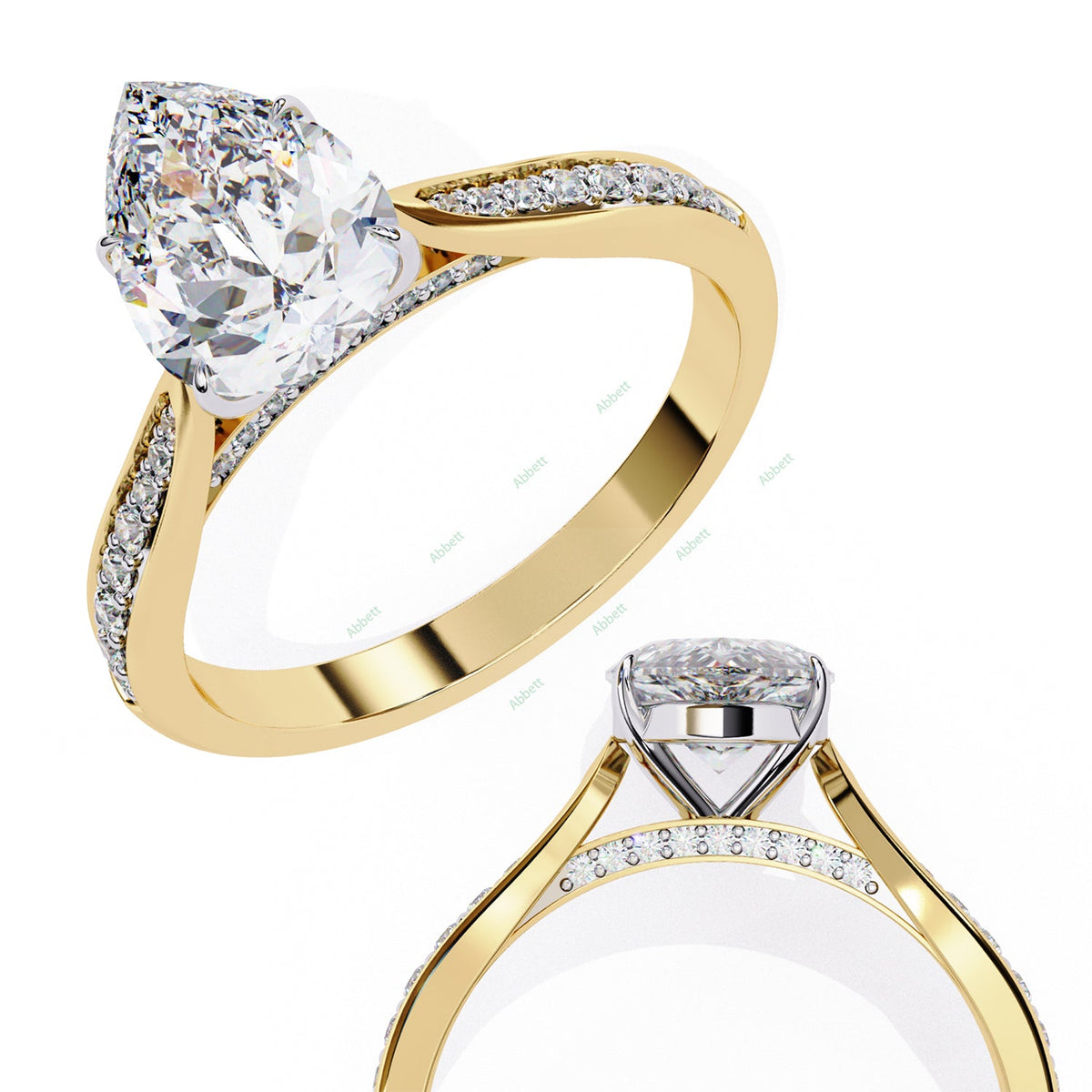 Hidden Halo Engagement Ring ENHI1095