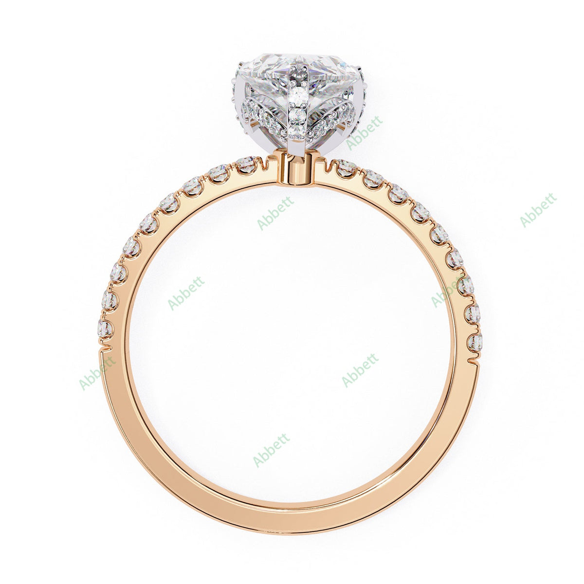 Hidden Halo Engagement Ring ENHI1119