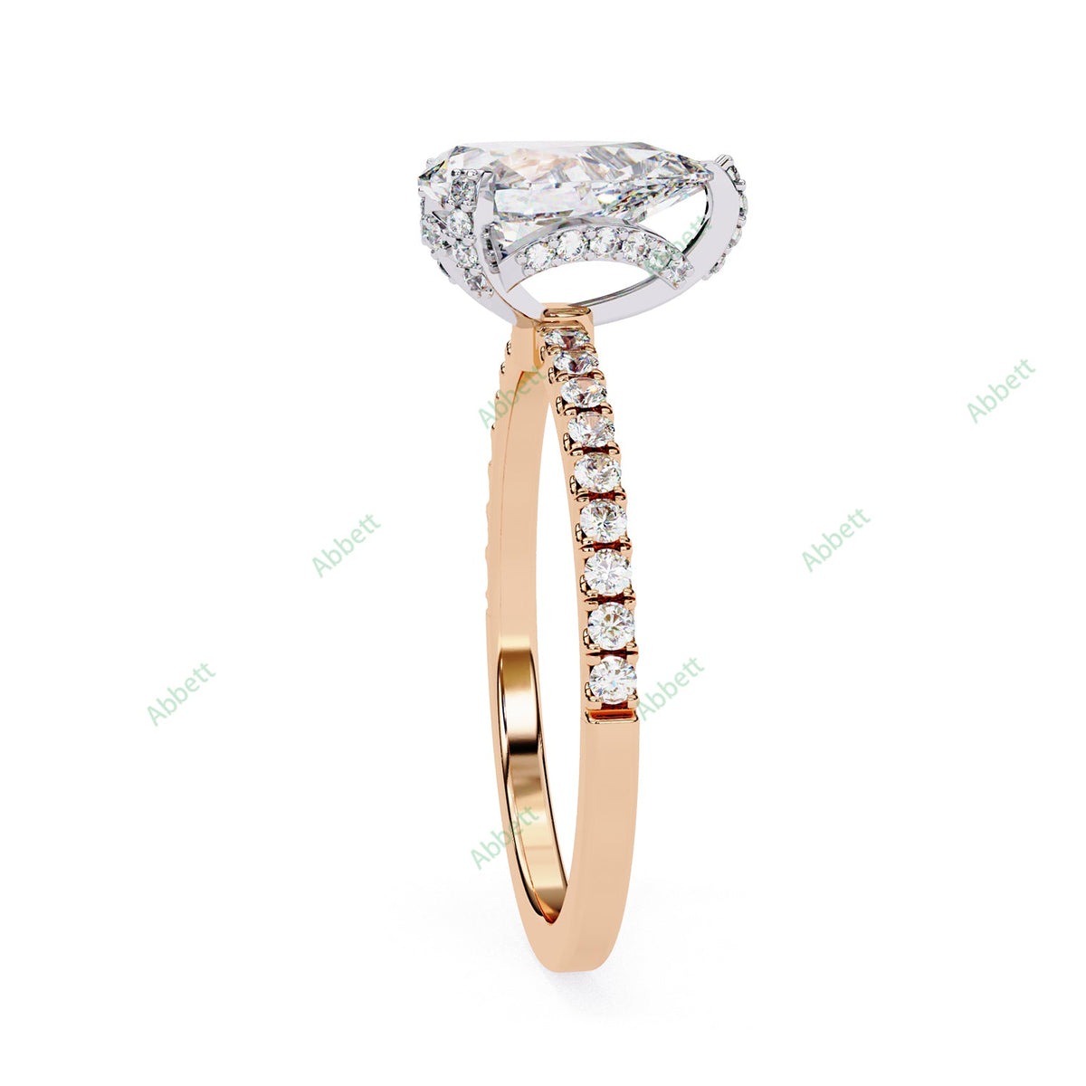 Hidden Halo Engagement Ring ENHI1119