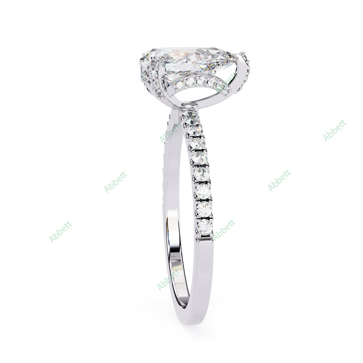 Hidden Halo Engagement Ring ENHI1119