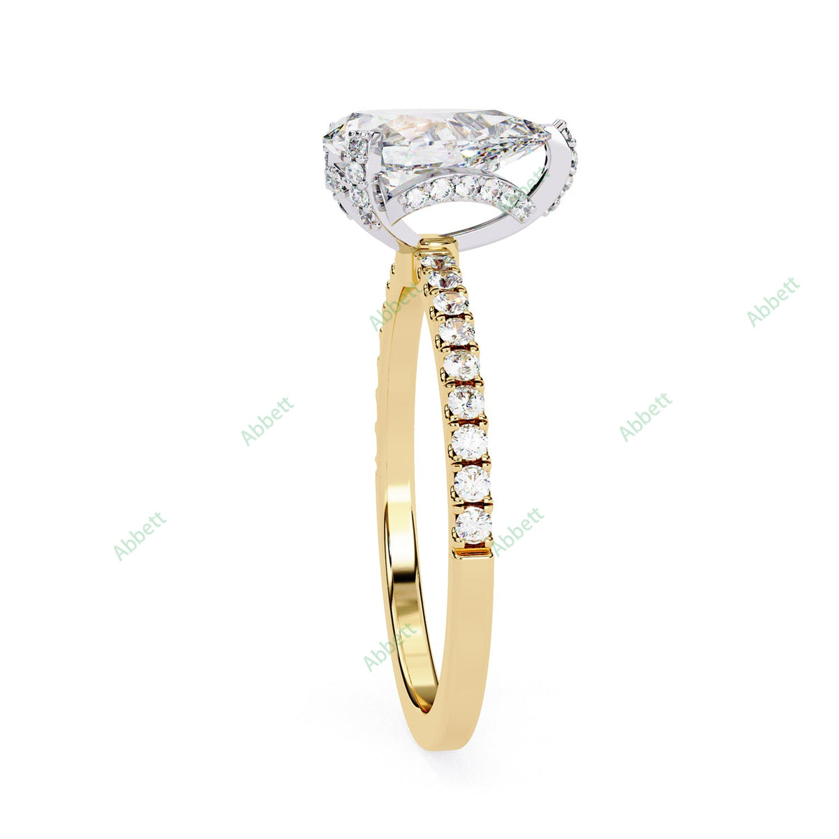 Hidden Halo Engagement Ring ENHI1119