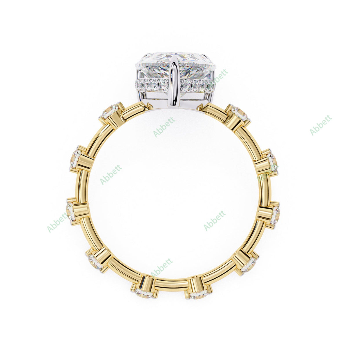 Hidden Halo Engagement Ring ENHI1125