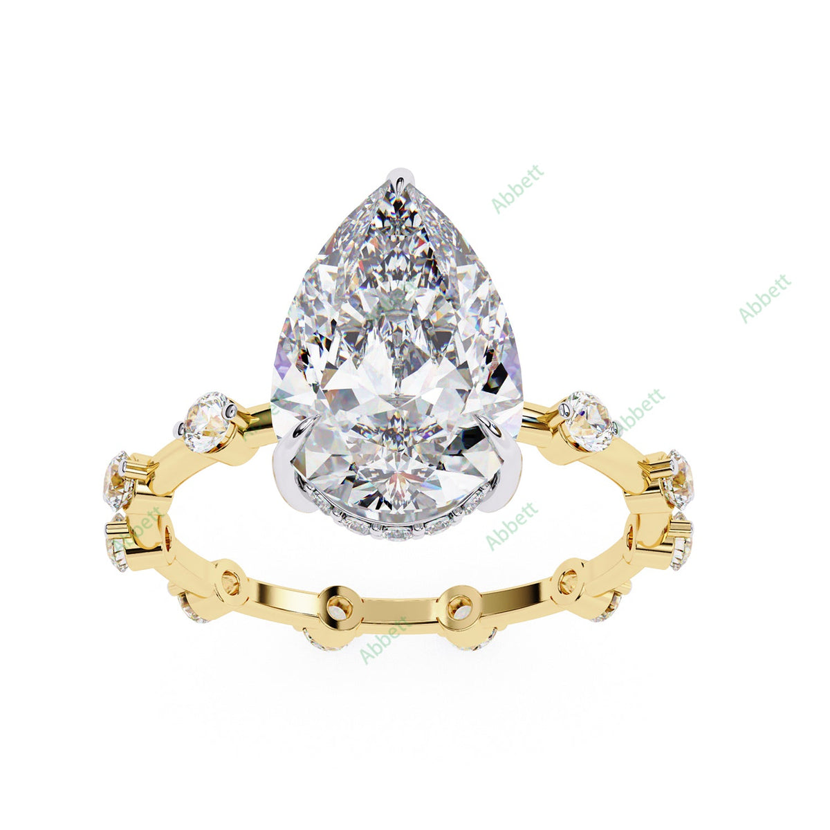 Hidden Halo Engagement Ring ENHI1125
