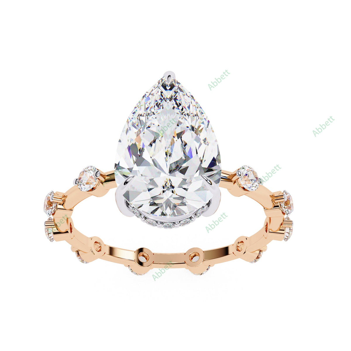 Hidden Halo Engagement Ring ENHI1125