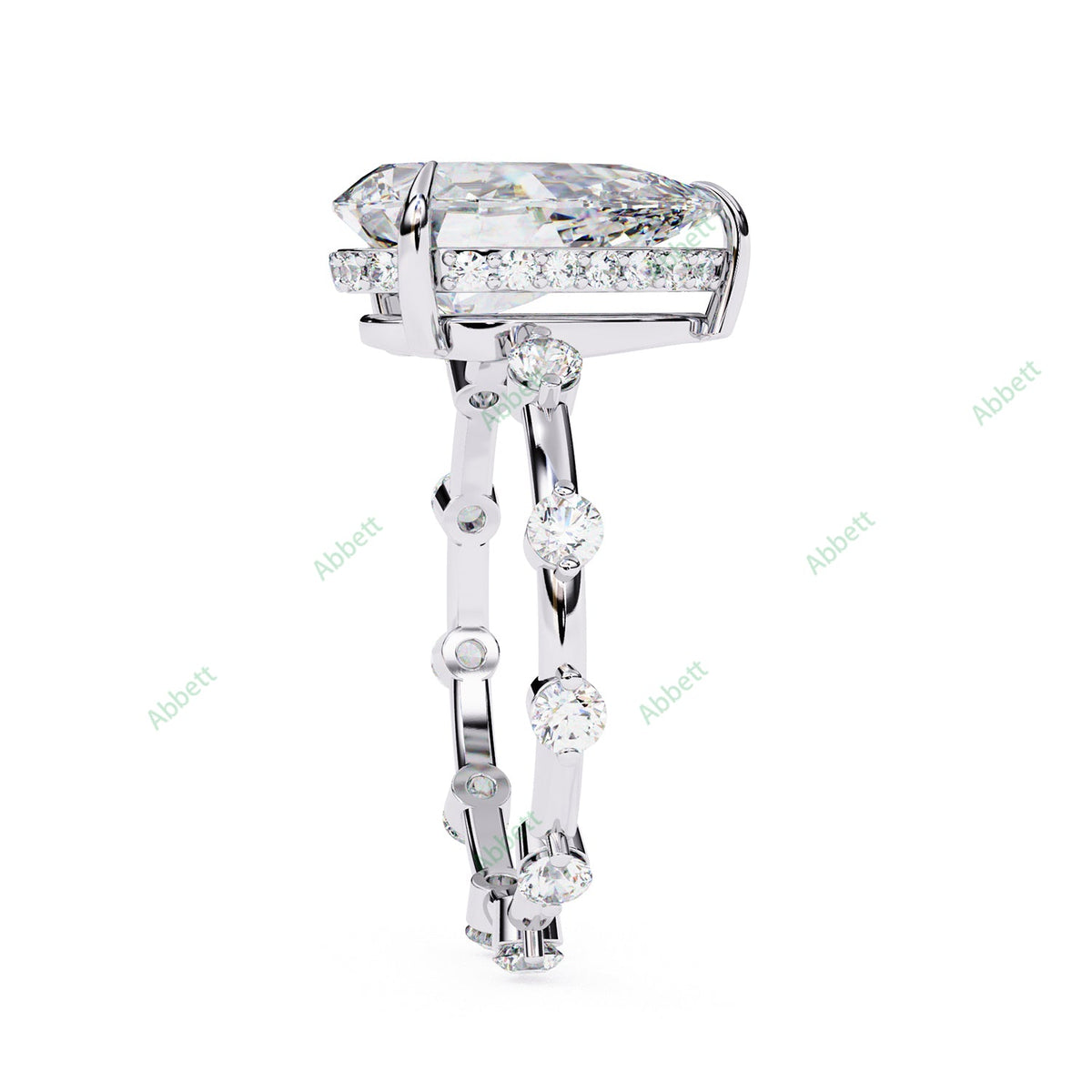 Hidden Halo Engagement Ring ENHI1125