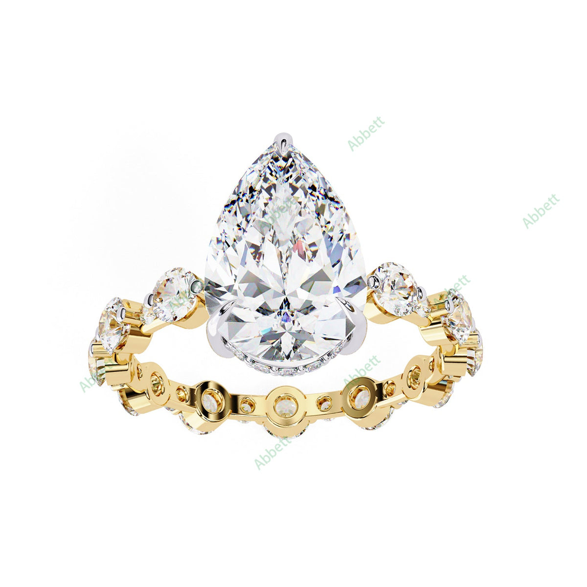 Hidden Halo Engagement Ring ENHI1126