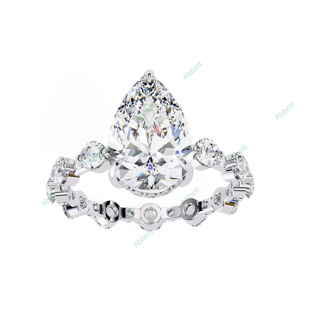 Hidden Halo Engagement Ring ENHI1126