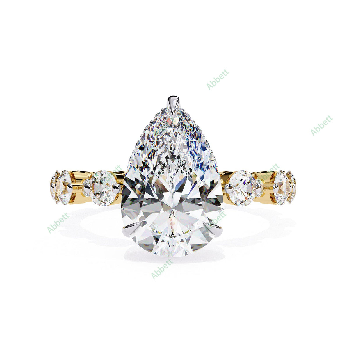 Hidden Halo Engagement Ring ENHI1126