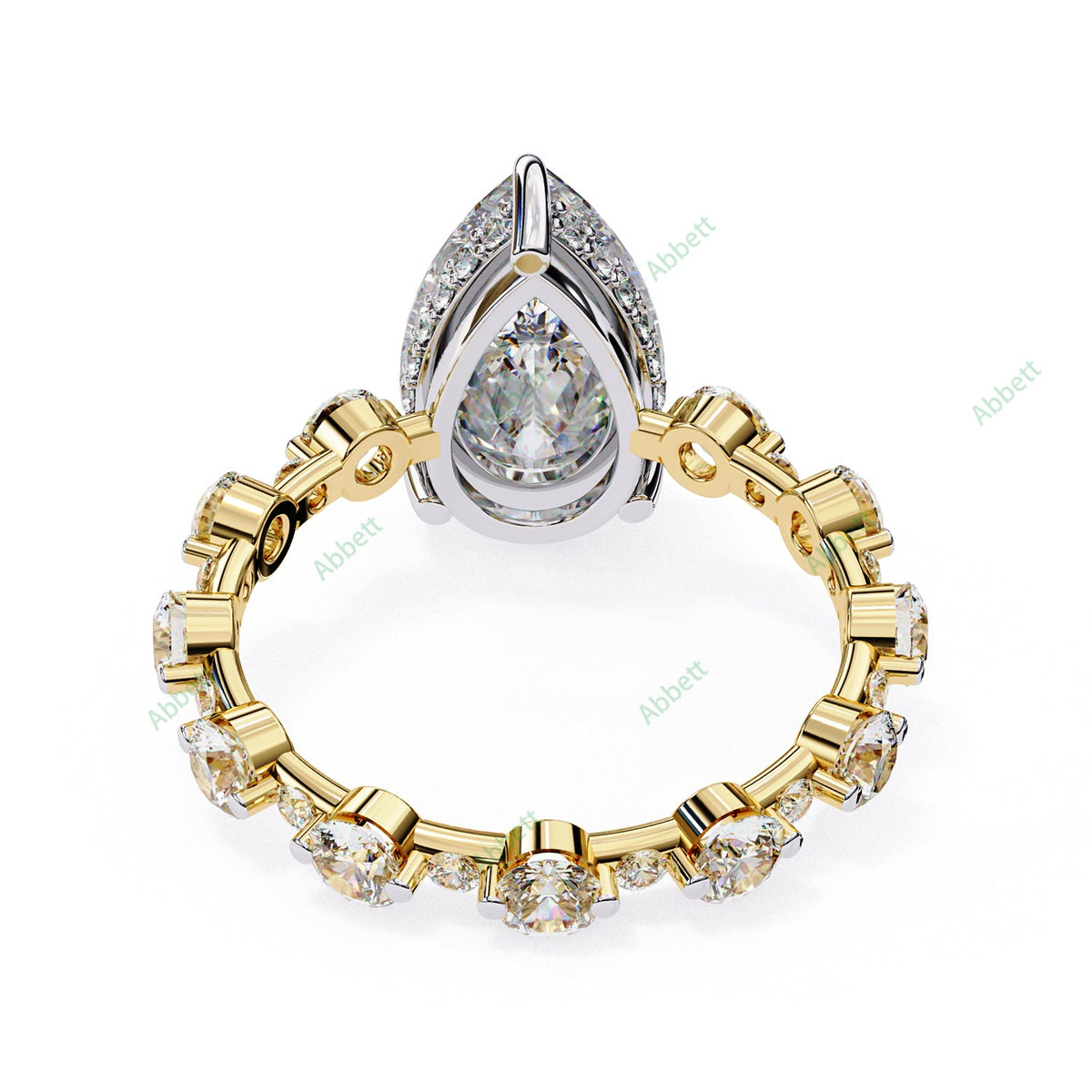 Hidden Halo Engagement Ring ENHI1126