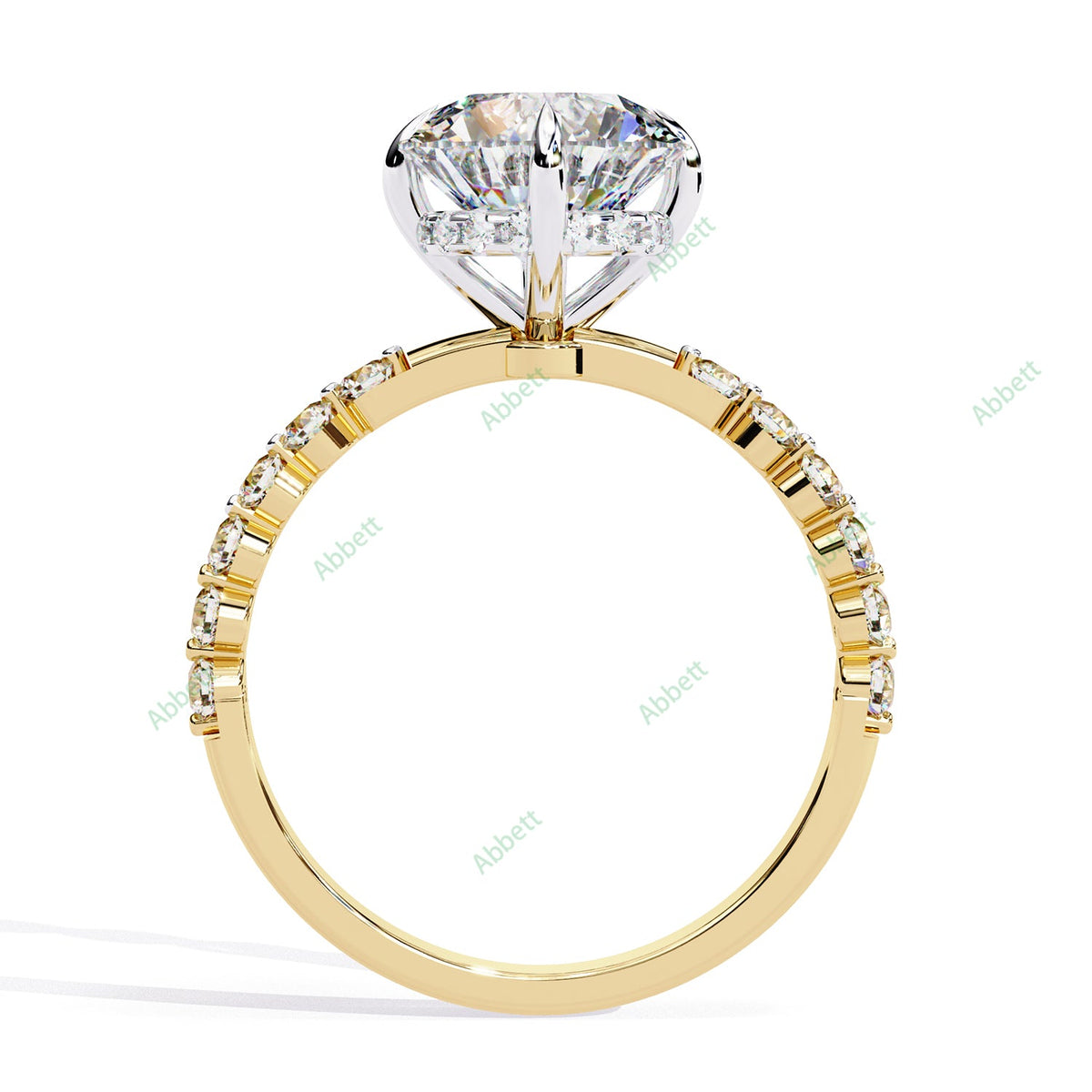 Hidden Halo Engagement Ring ENHI1140