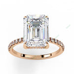 Load image into Gallery viewer, Hidden Halo Engagement Ring ENHI1147