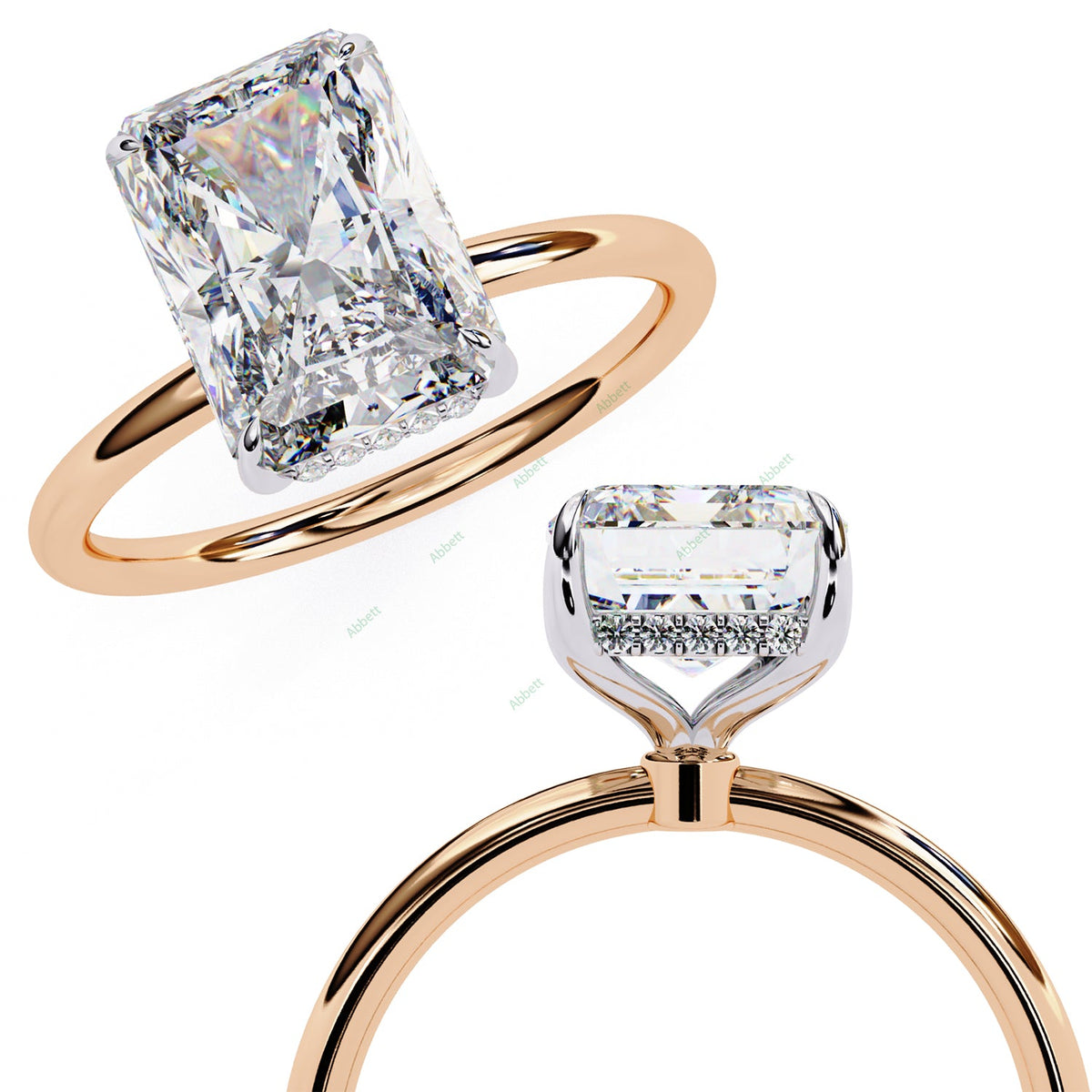 Hidden Halo Engagement Ring ENHI1151