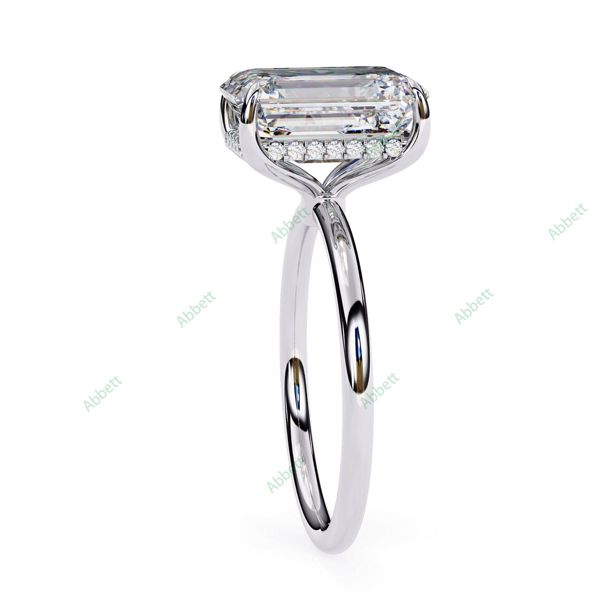 Hidden Halo Engagement Ring ENHI1151