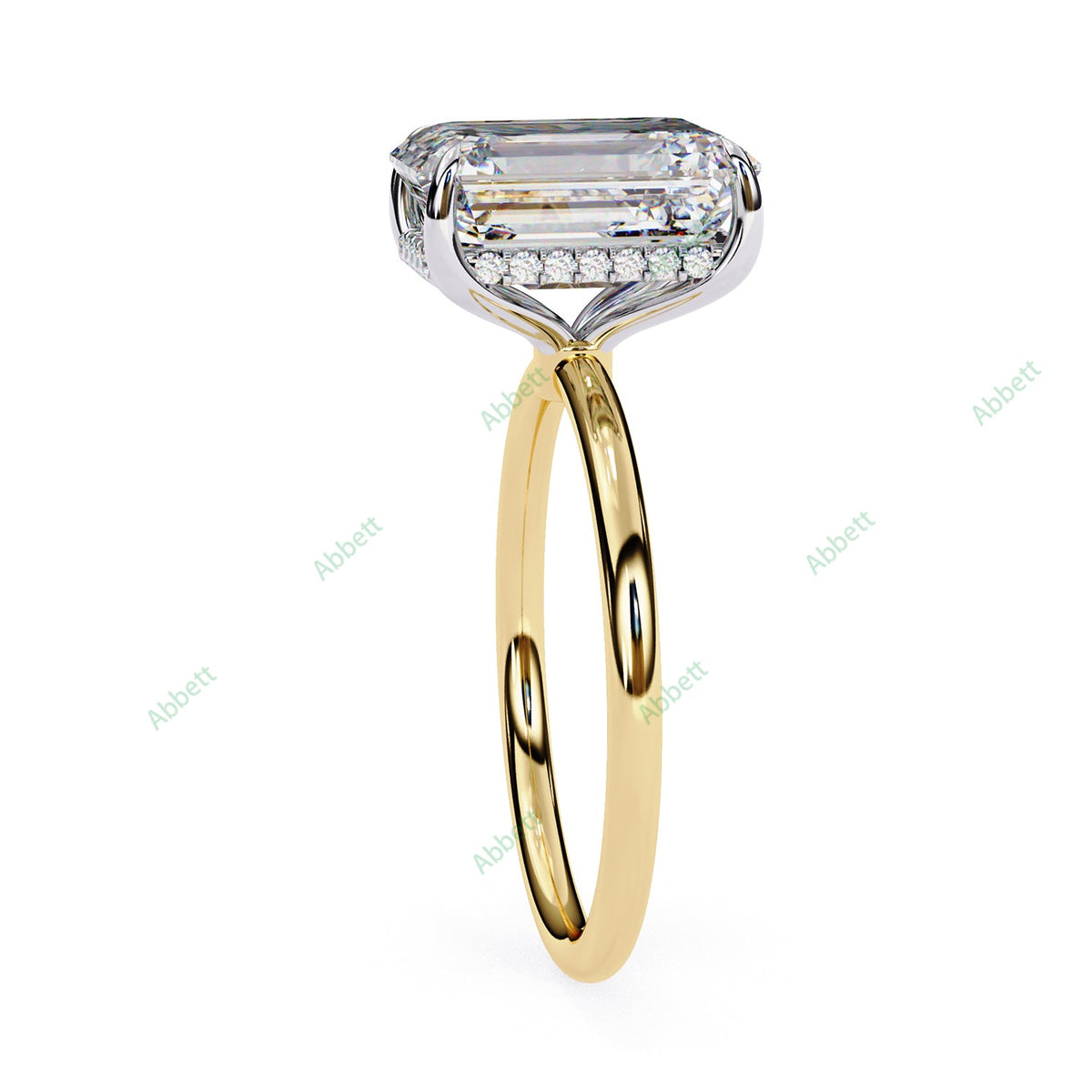 Hidden Halo Engagement Ring ENHI1151