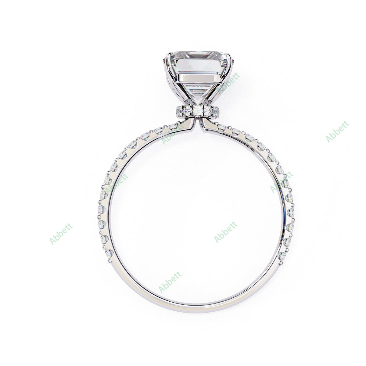 Hidden Halo Engagement Ring ENHI1153