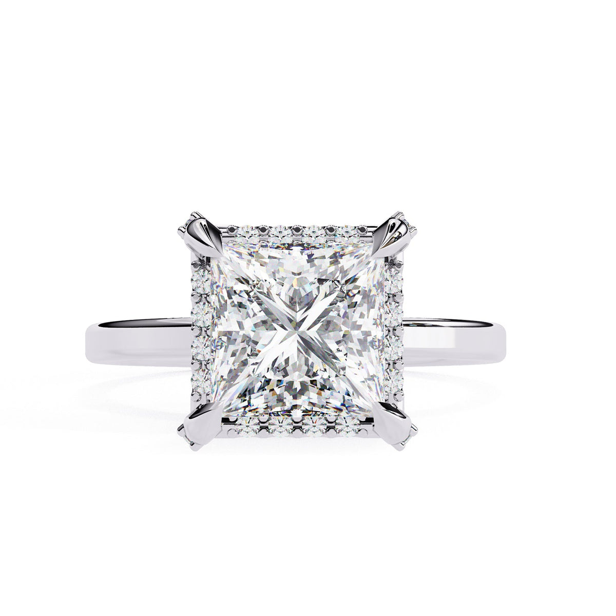 Hidden Halo Engagement Ring ENHI1156