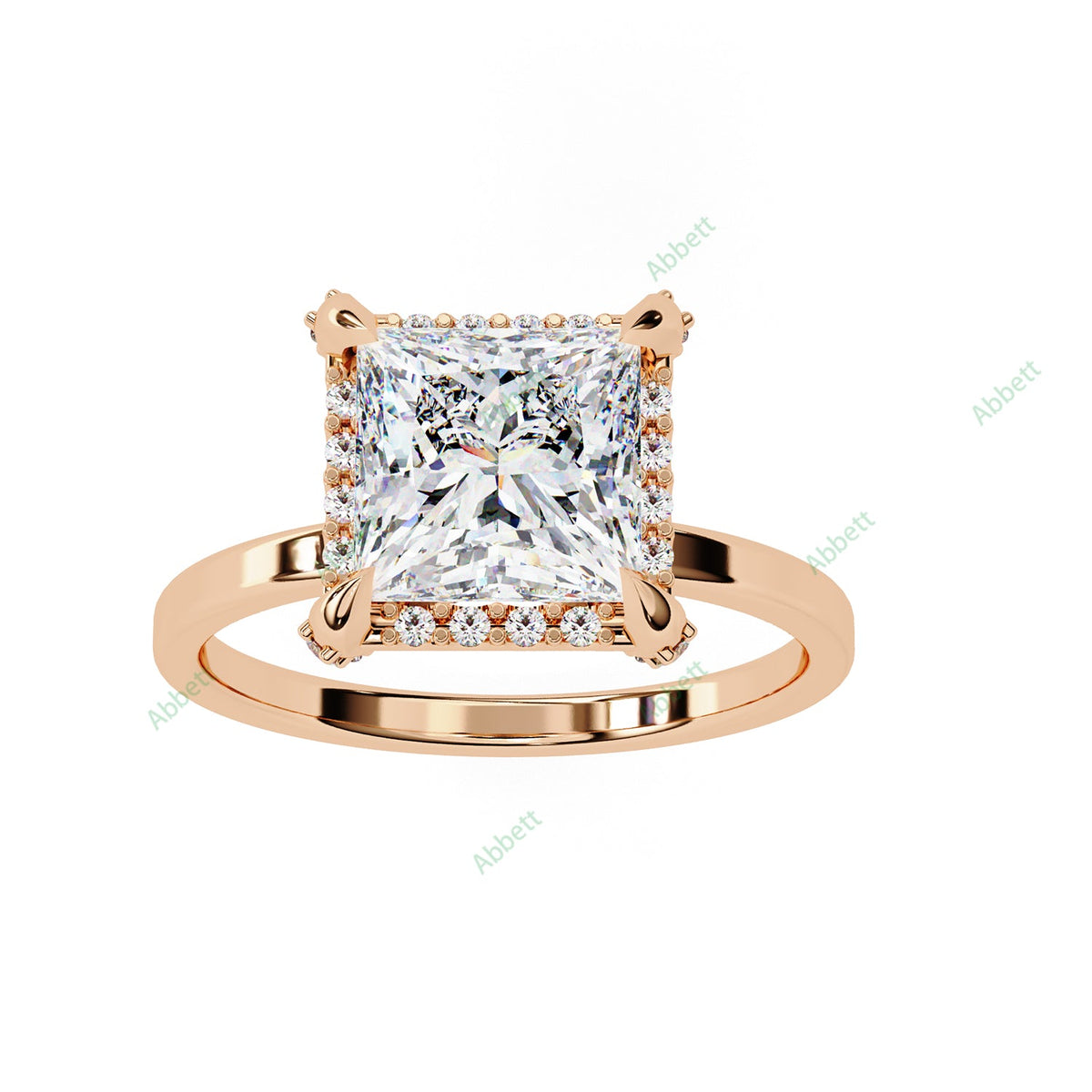 Hidden Halo Engagement Ring ENHI1156
