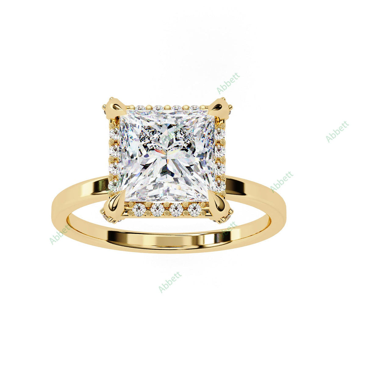 Hidden Halo Engagement Ring ENHI1156