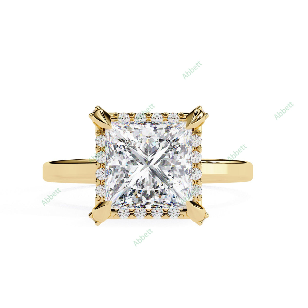 Hidden Halo Engagement Ring ENHI1156