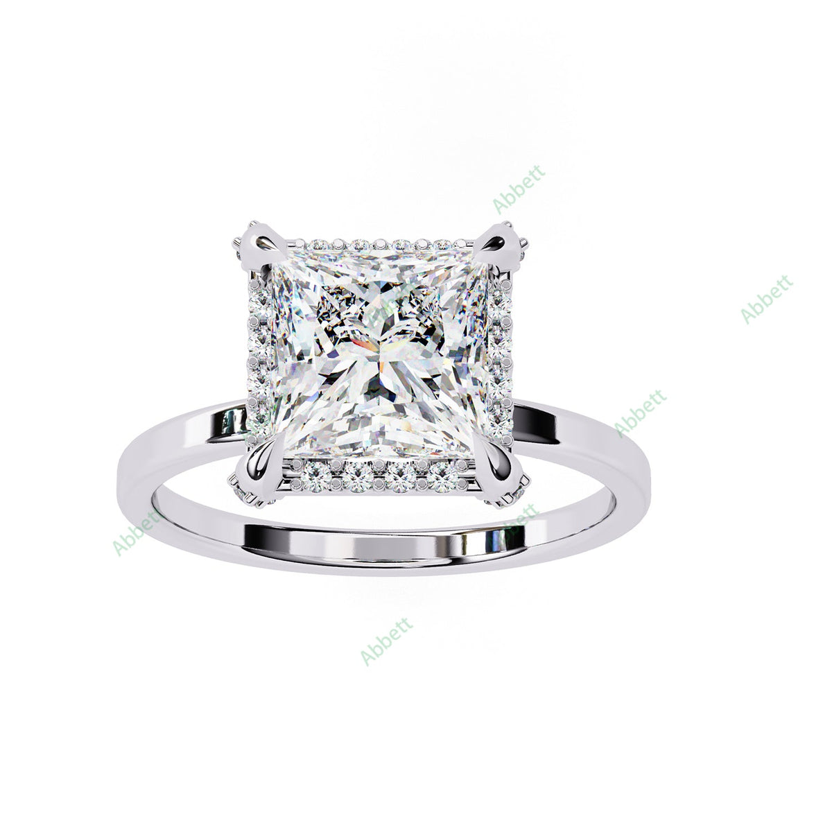 Hidden Halo Engagement Ring ENHI1156