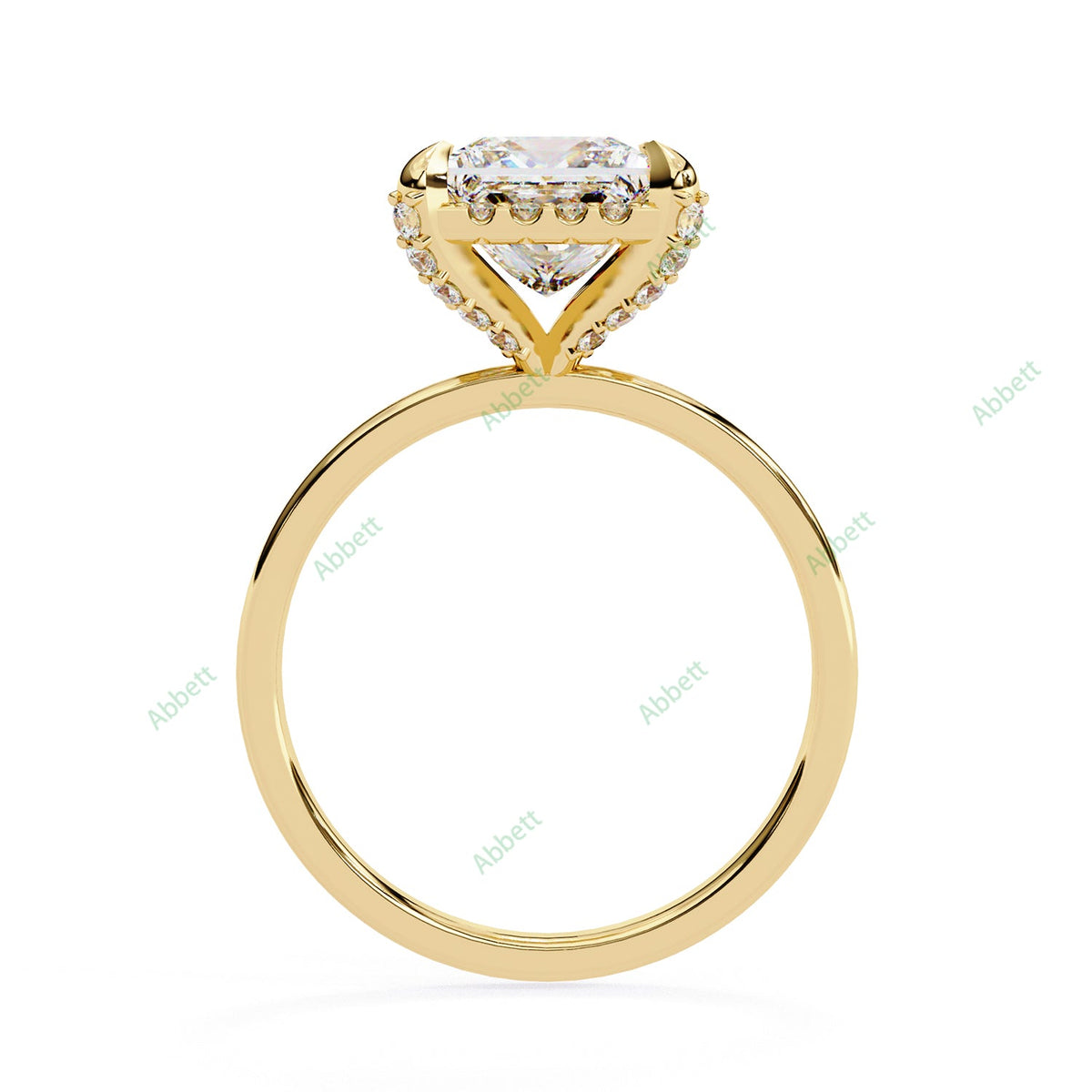Hidden Halo Engagement Ring ENHI1156