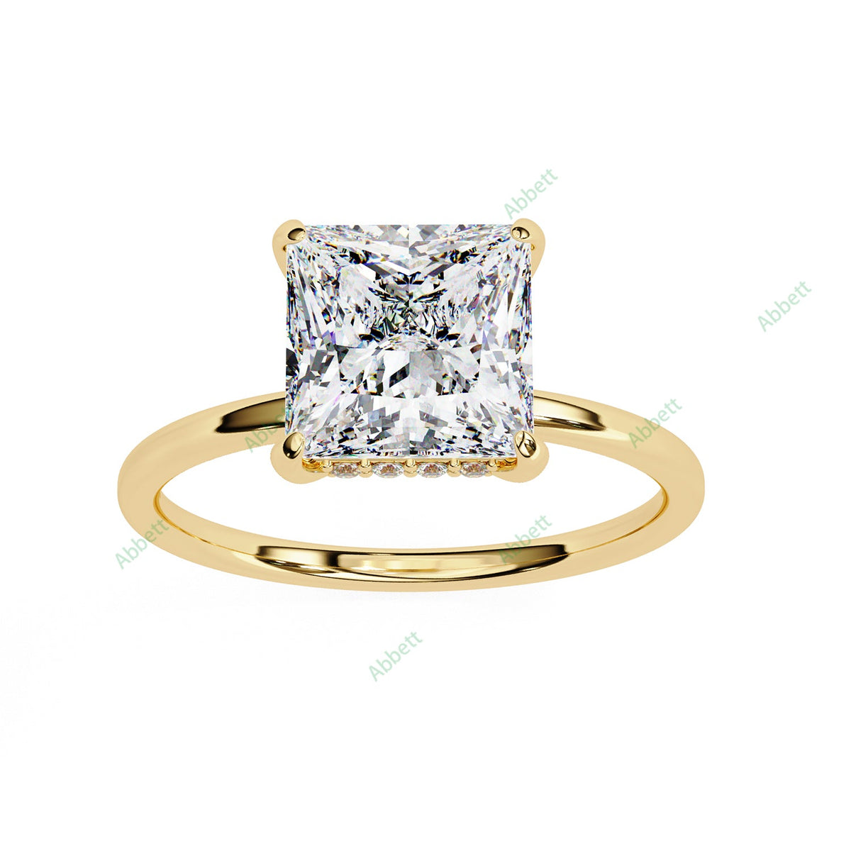 Hidden Halo Engagement Ring ENHI1159