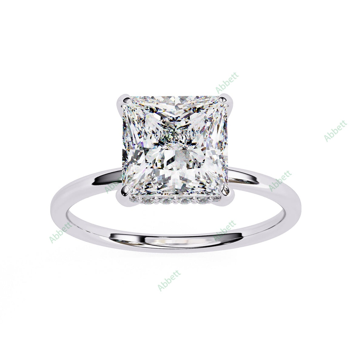 Hidden Halo Engagement Ring ENHI1159