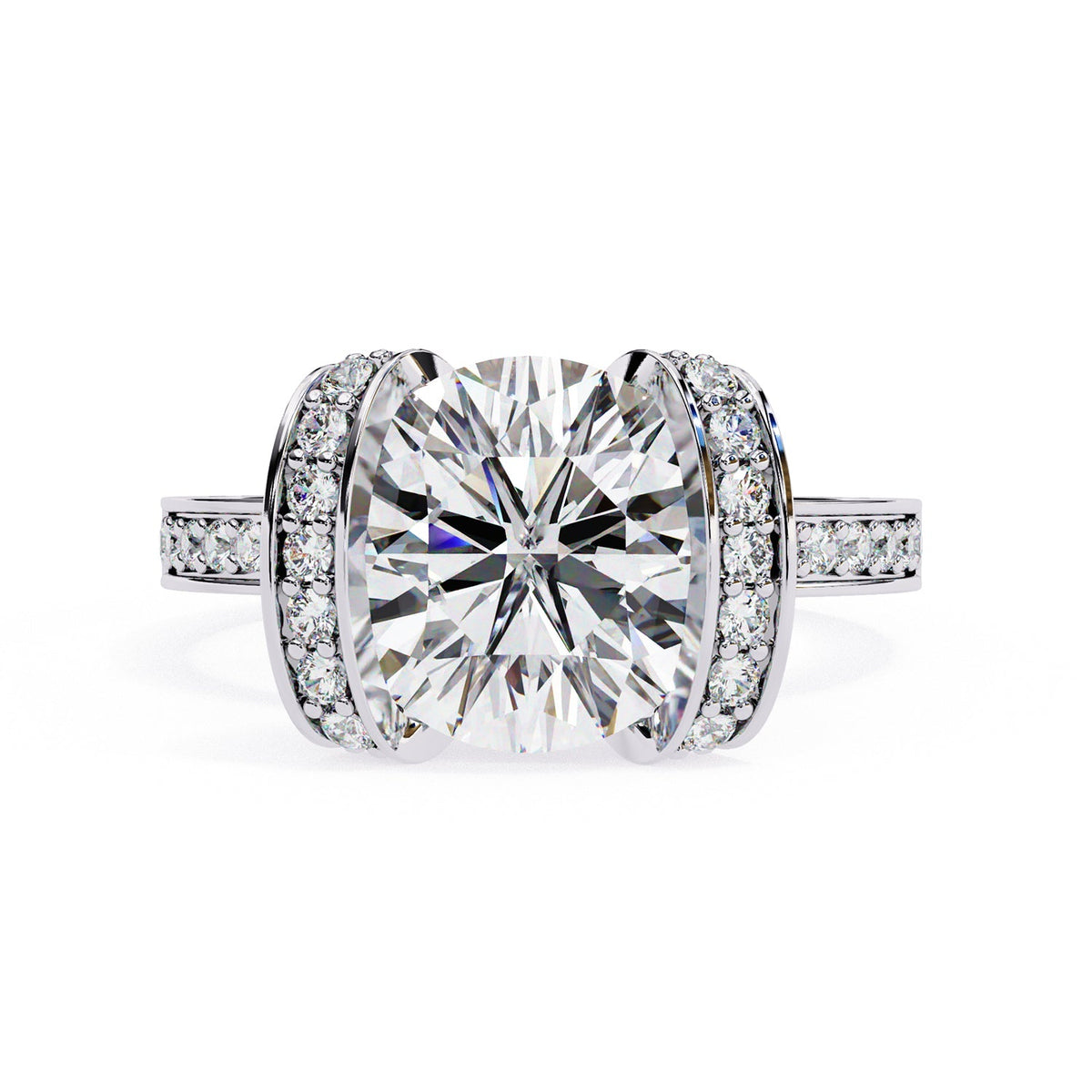 Hidden Accent Engagement Ring ENHI1169