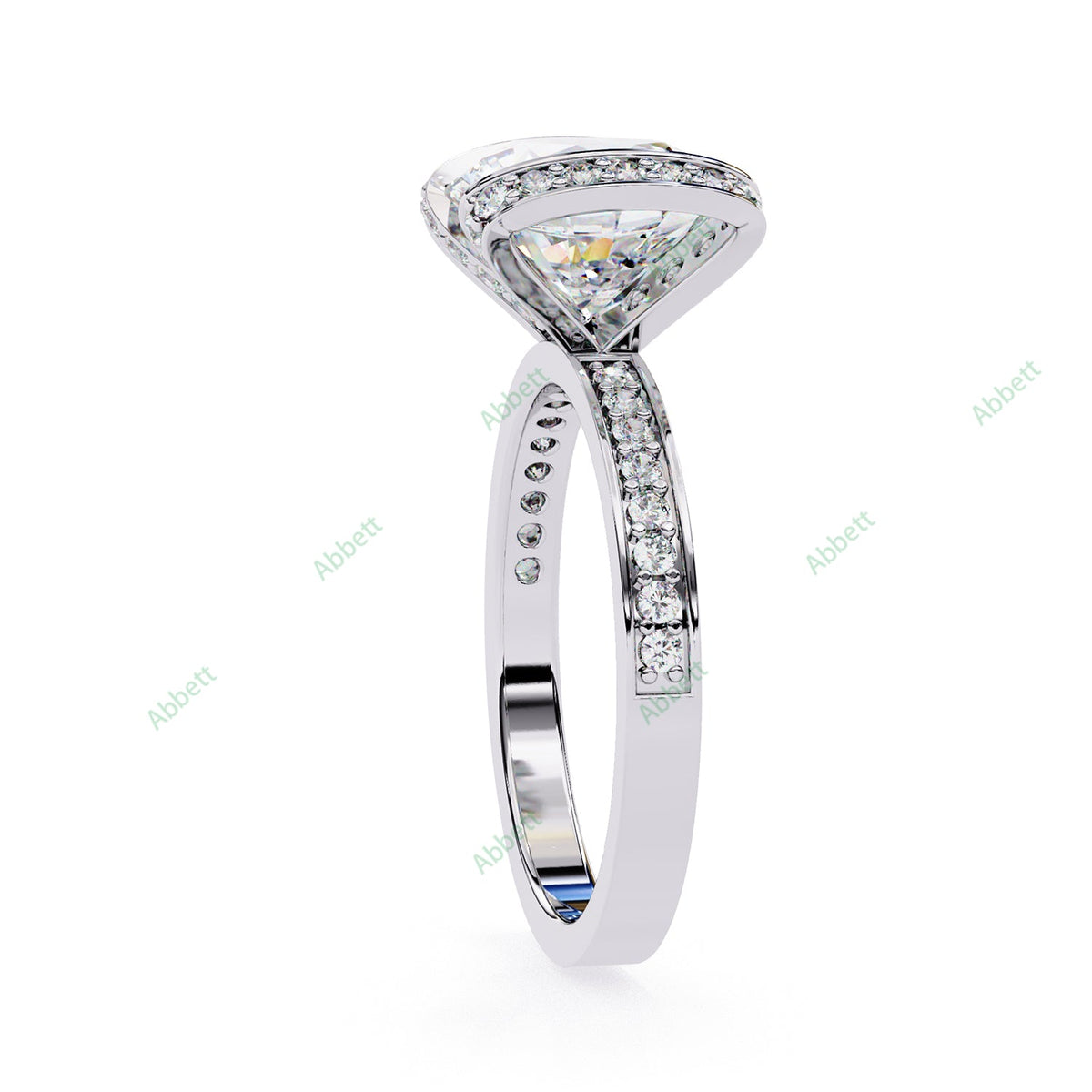 Hidden Accent Engagement Ring ENHI1169