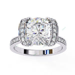 Load image into Gallery viewer, Hidden Accent Engagement Ring ENHI1169