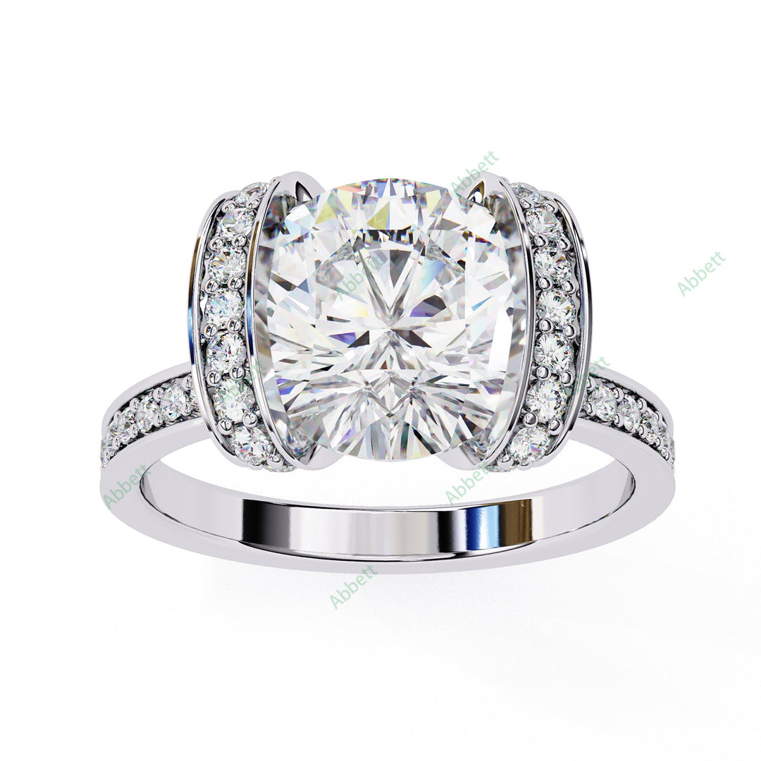 Hidden Accent Engagement Ring ENHI1169