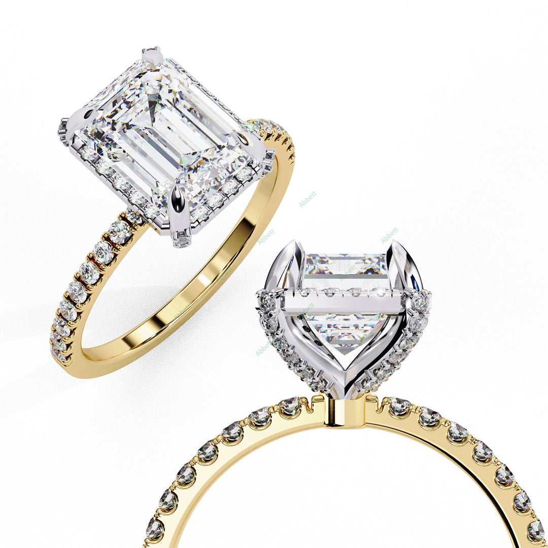 Hidden Accent Engagement Ring ENHI1483