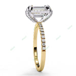 Load image into Gallery viewer, Hidden Accent Engagement Ring ENHI1483
