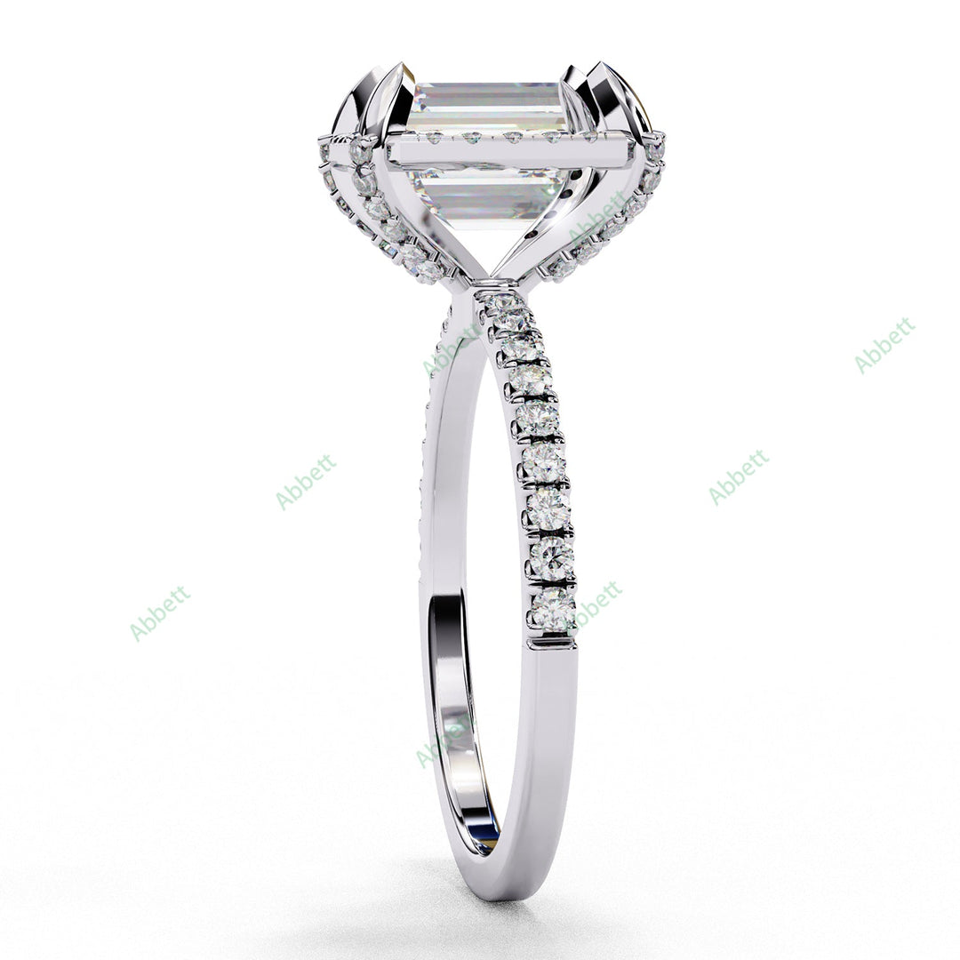 Hidden Accent Engagement Ring ENHI1483