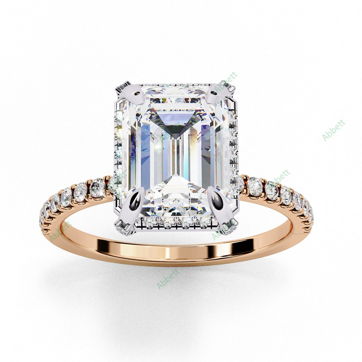 Hidden Accent Engagement Ring ENHI1483